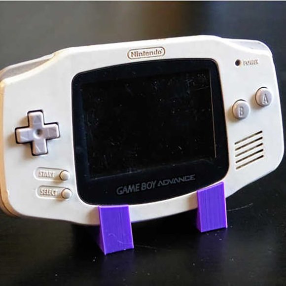 Nintendo Game Boy Advance Handheld Console Vertical Display Stand Low Profile - Picture 2 of 2